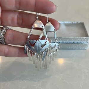 Elegant Silver Dangle Earrings